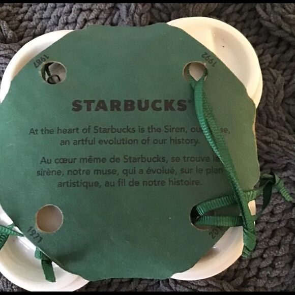Starbucks 2016 Christmas Ornaments NWT - Picture 2 of 2